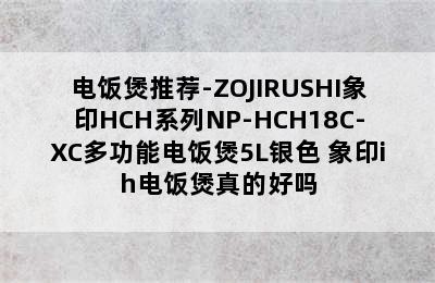 电饭煲推荐-ZOJIRUSHI象印HCH系列NP-HCH18C-XC多功能电饭煲5L银色 象印ih电饭煲真的好吗